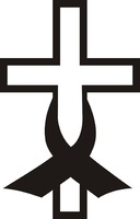Obecné logo pro značení pohřební služby nebo pohřebnictví obecně
